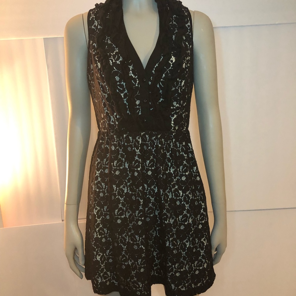 Women HS heart soul dress XS lace cotton-spandex